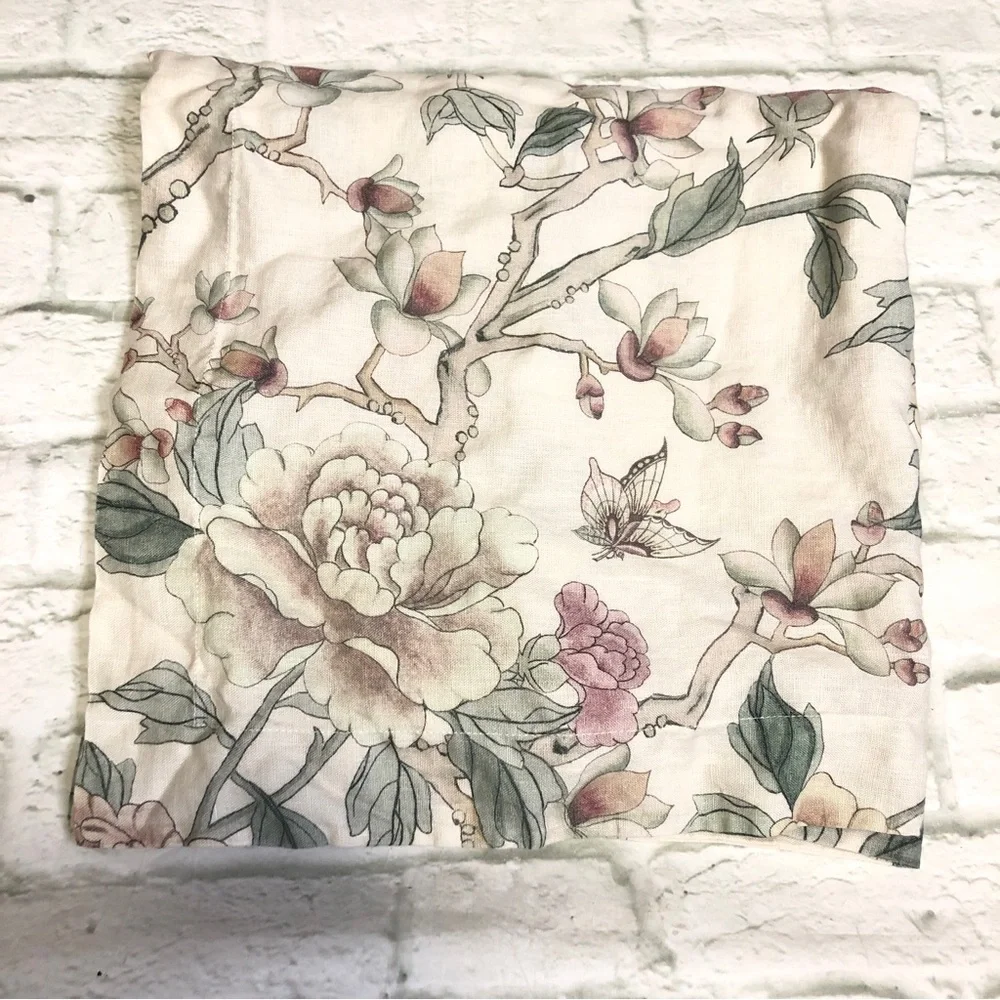 Aerin Wild Rose linen shams set